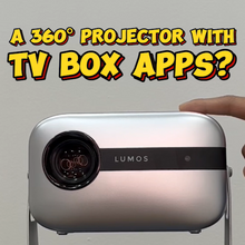 在图库查看器中加载和播放视频，LUMOS FLIP Home Cinema Projector
